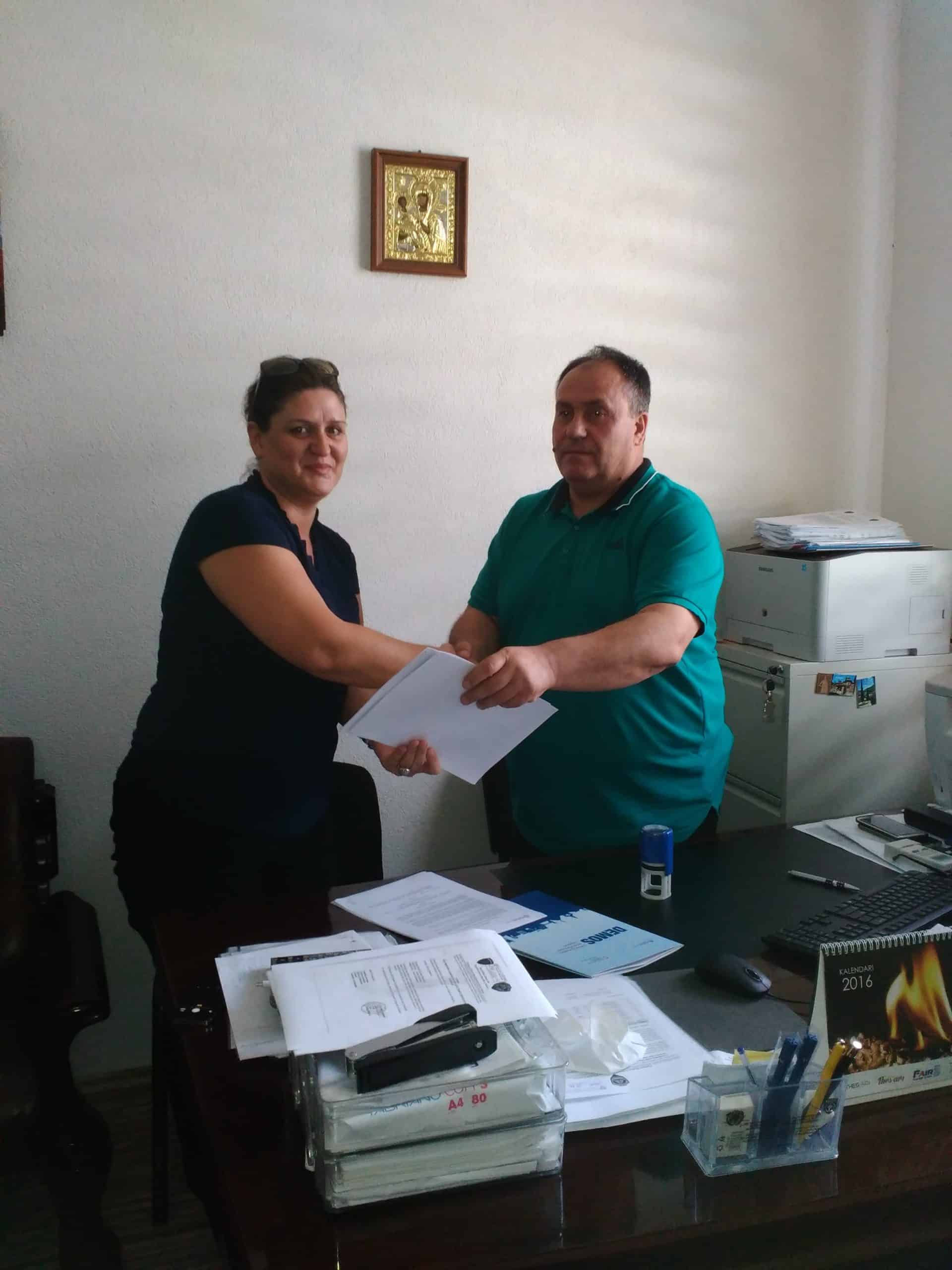 Komuna e Kllokotit dhe DEMOS-I lidhën kontratë